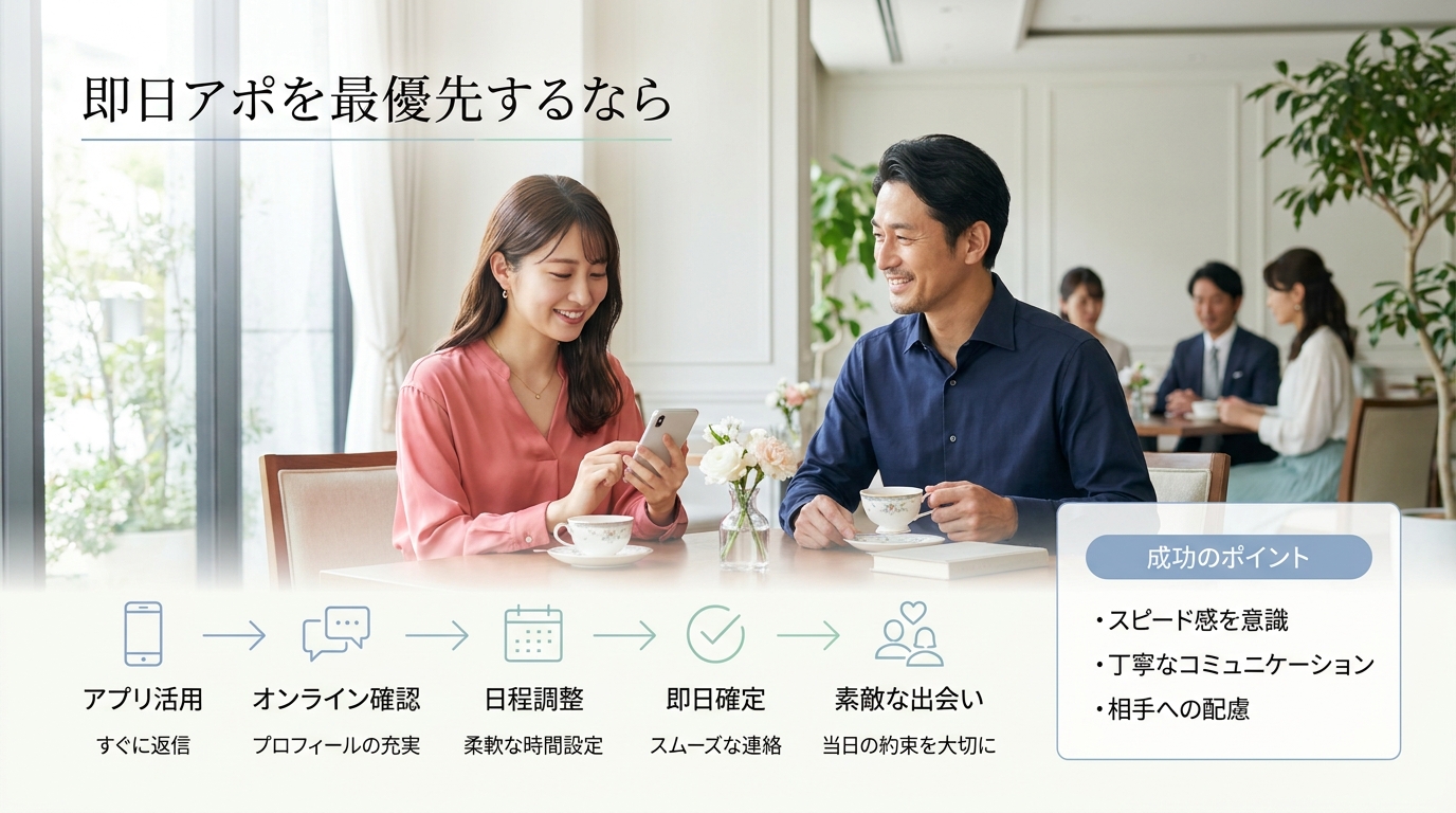 即日アポを最優先するなら