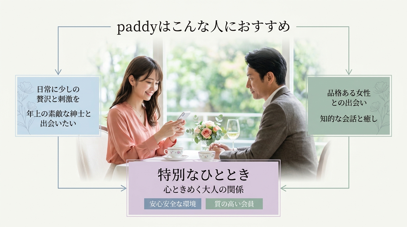 paddyはこんな人におすすめ