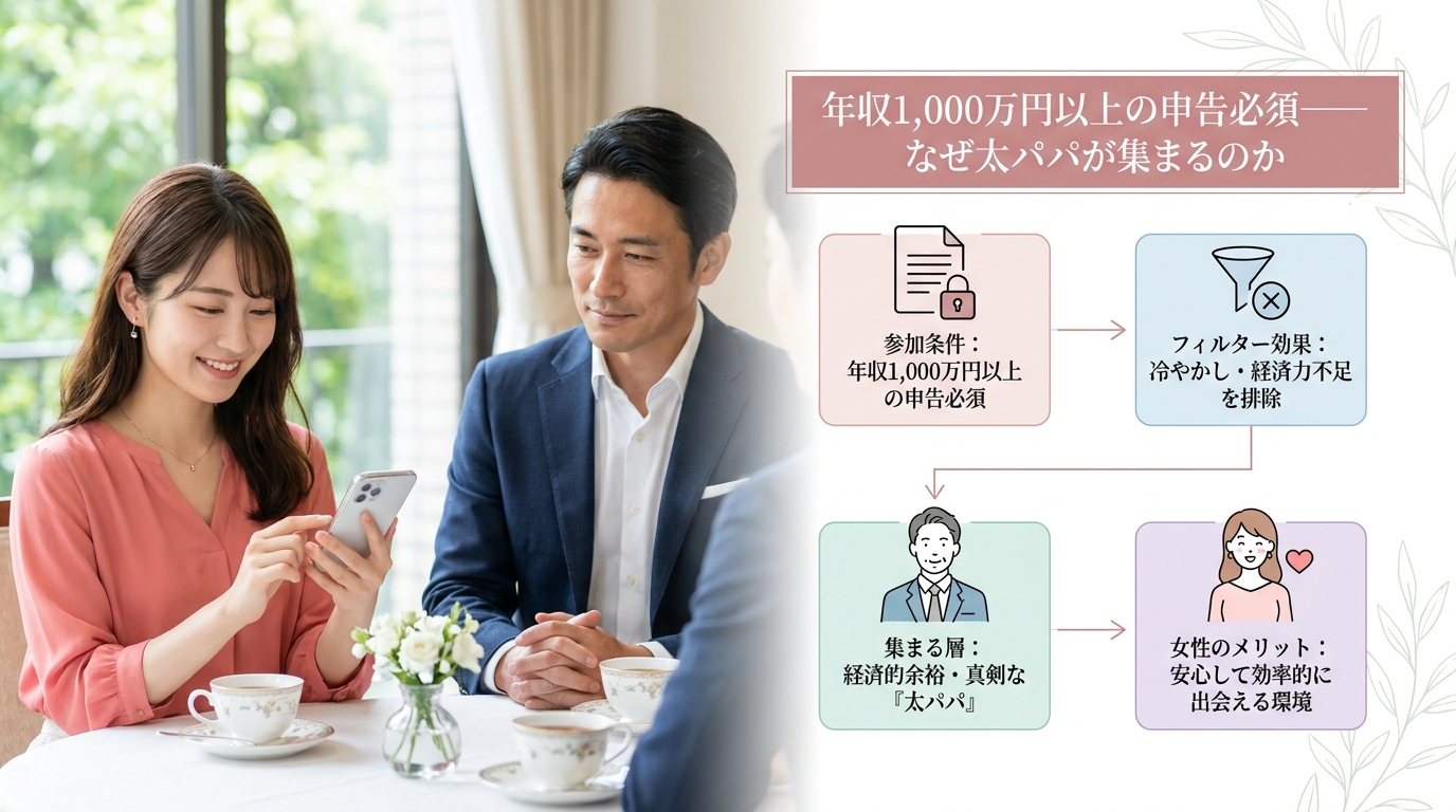 年収1,000万円以上の申告必須——なぜ太パパが集まるのか